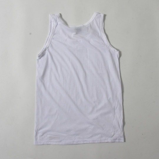 Дышащий, впитывающий пот жилет из чистого хлопка в американском стиле с двумя ребрами.