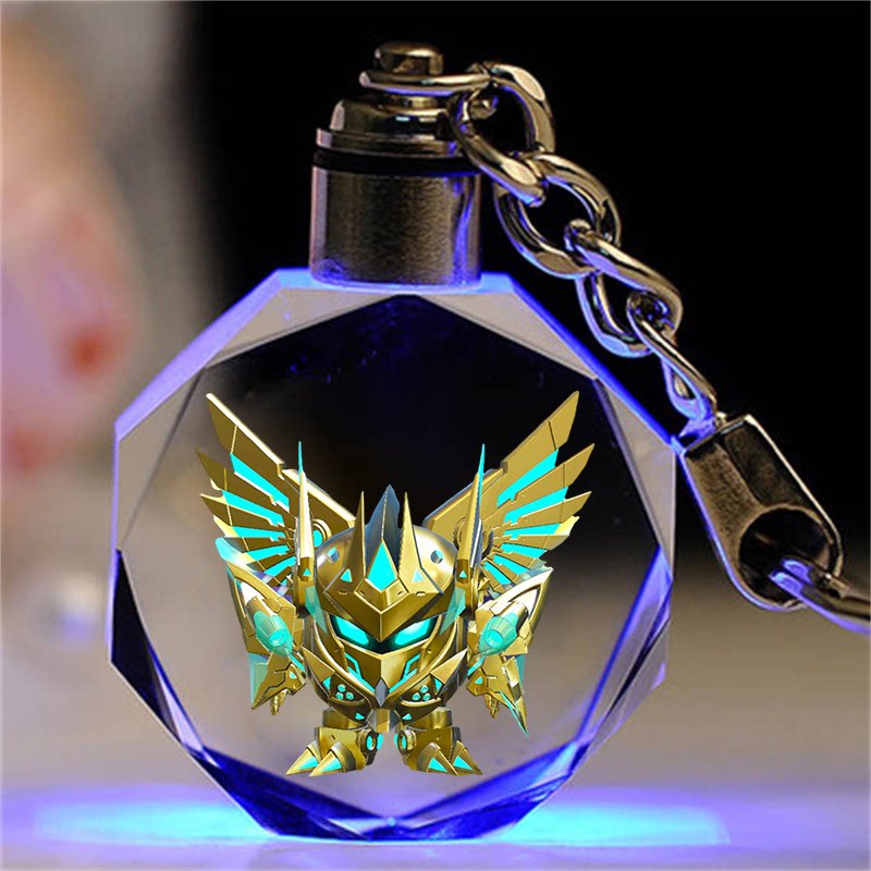 蛋仔派对手办蛋仔派对仔仔熊水晶钥匙扣书包挂件挂饰小熊手办周边失心熊玩具礼