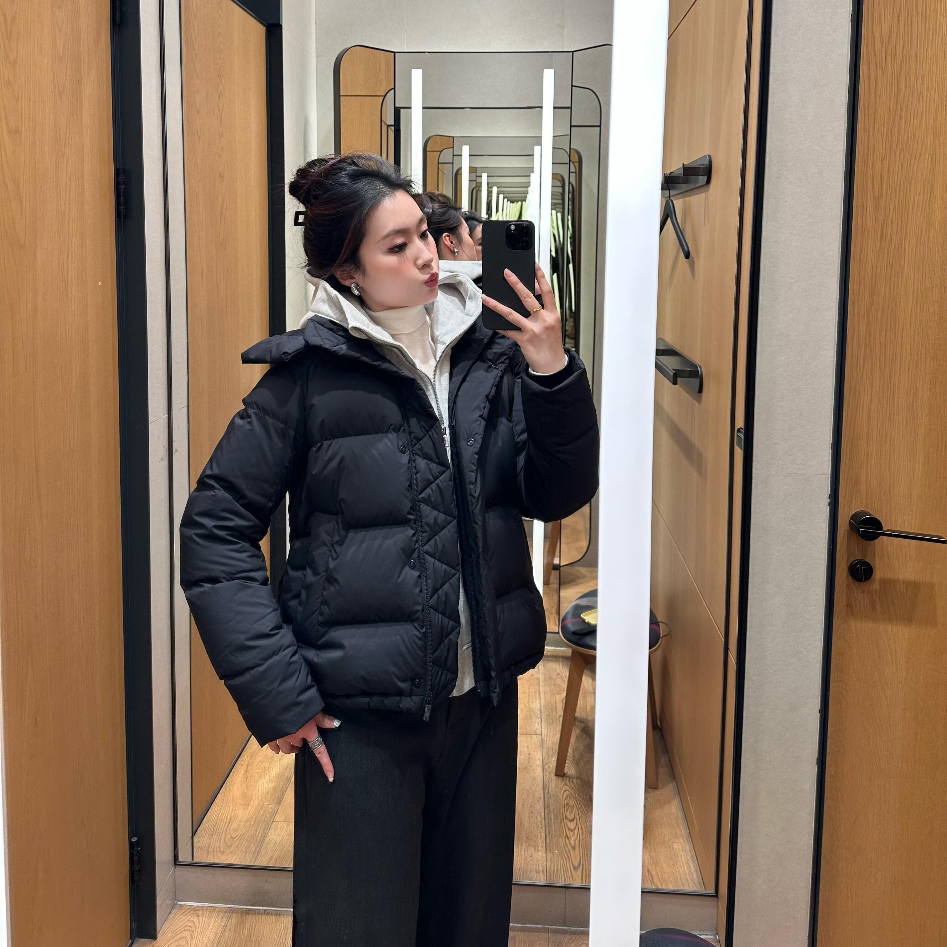 现Lulu同款Wunder  Puff女士五格羽绒服连帽蓬松鹅绒泡芙短款外套,淘宝优惠券,粉丝福利购,淘宝优惠卷