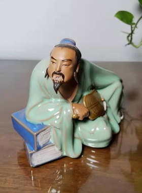 功夫鲁智深李小龙人偶美女摆件