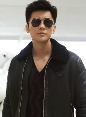 素颜大框墨镜开车偏光定制近视