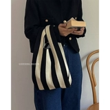 Универсальная брендовая трикотажная плетеная сумка