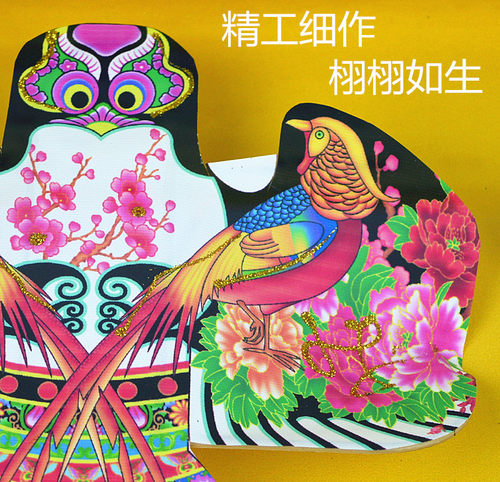 潍坊风筝工艺品 礼盒传统特色民间民俗观赏玻璃镜框摆件礼品沙燕 - 图2
