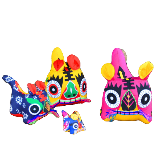 纯手工布老虎摆件民间特色工艺传统布老虎中国风礼品小老虎挂件