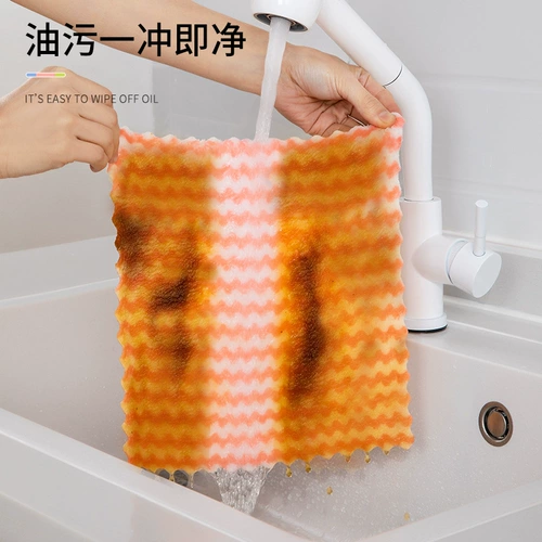 Бамбуковая волокна ткань для мытья посудоражения нелегко придерживаться масляной кухни, чистить тряпичные домики, нелегко отбрасывать волосы, водопоглощение ленивое уборное полотенце