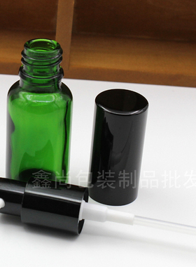绿色玻璃精油香薰调配分装空瓶