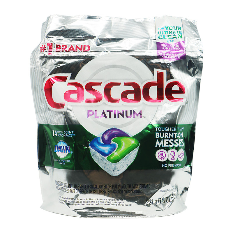 Cascade special detergent imported from the United States