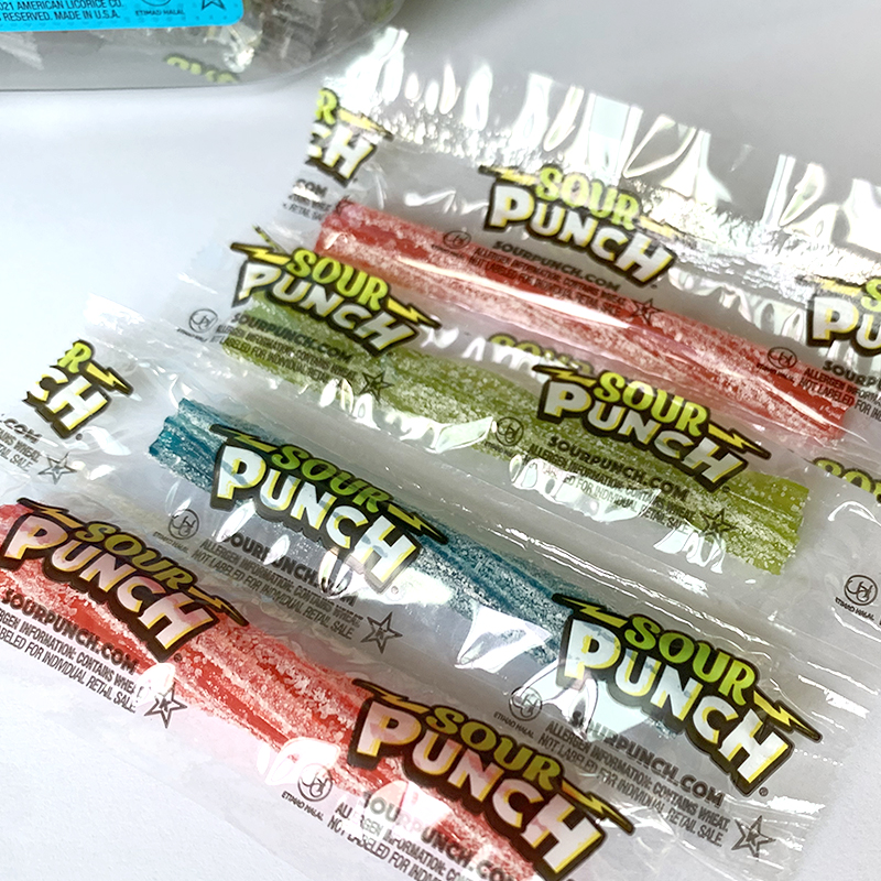 美国SOUR PUNCH TWISTS酸趣牌酸味混合扭扭糖果桶装CANDY - 图0