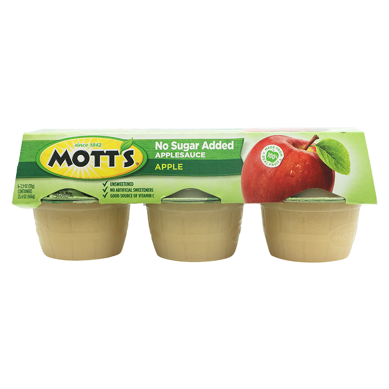 【临期】美国Motts Apple Sauce摩特牌进口原味苹果酱辅食水果泥 - 图1