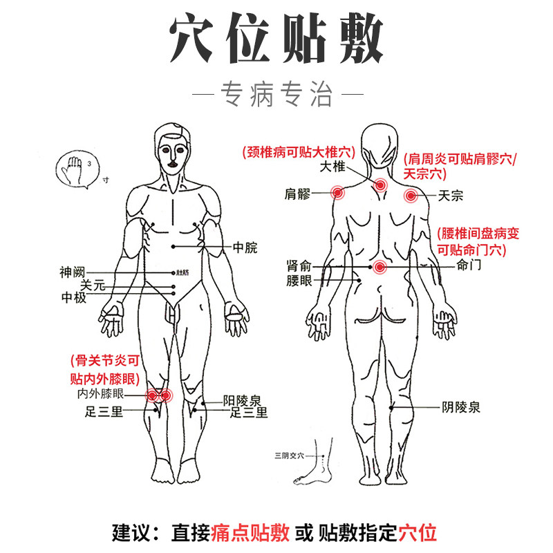 汉磁灸热贴颈椎病肩周炎骨刺前列腺 汉磁膏药贴（器械）