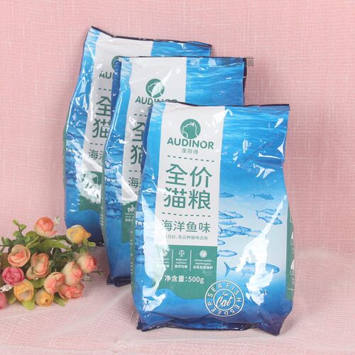 澳丽得猫粮500g成幼猫海洋鱼味低盐美毛去毛球天然猫粮 - 图2