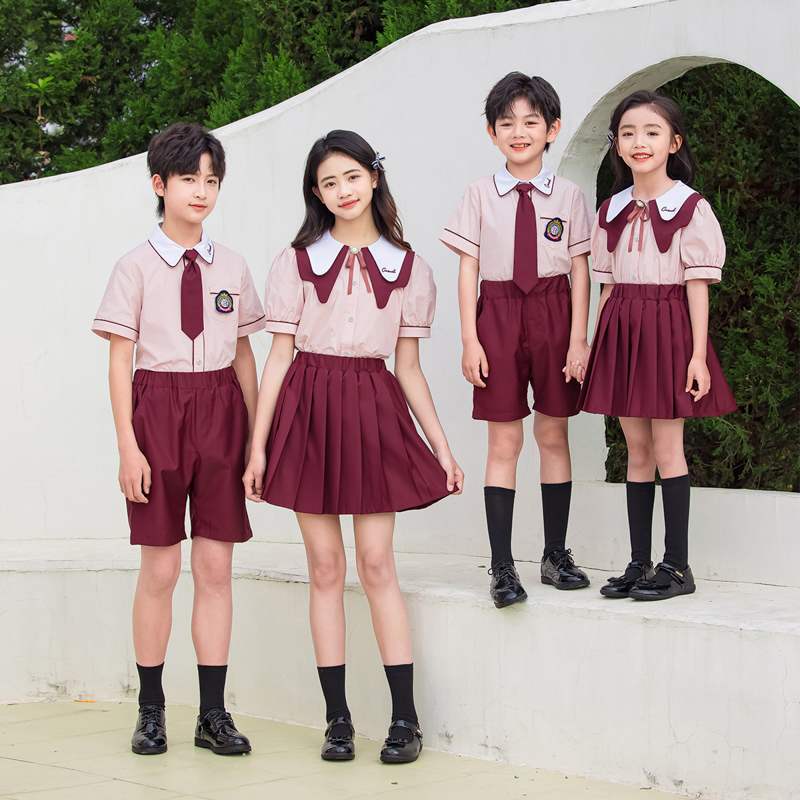 小学生班服夏季春秋套装幼儿园园服新款男女学生校服班服毕业服