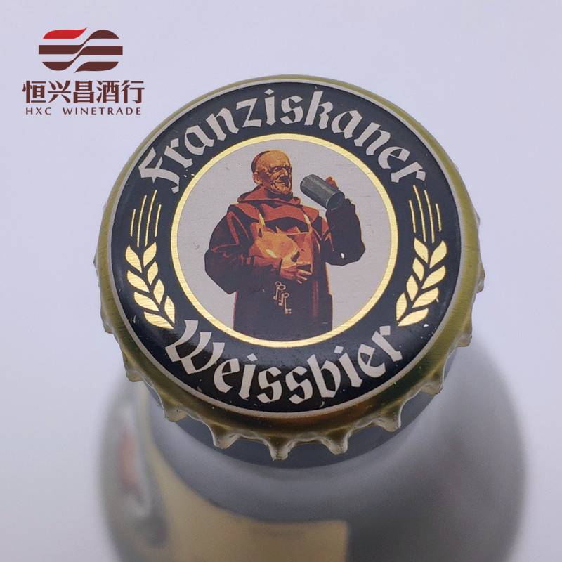 范佳乐小麦白啤酒450mL*20瓶国产教士自然云雾型啤酒源于慕尼黑-图1