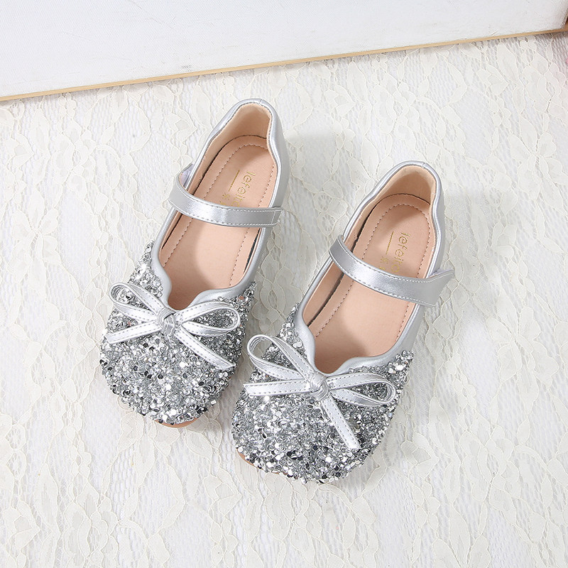 女童公主鞋2025春季新款儿童小皮鞋中大童时尚软底小女孩水晶单鞋,淘宝优惠券,粉丝福利购,淘宝优惠卷