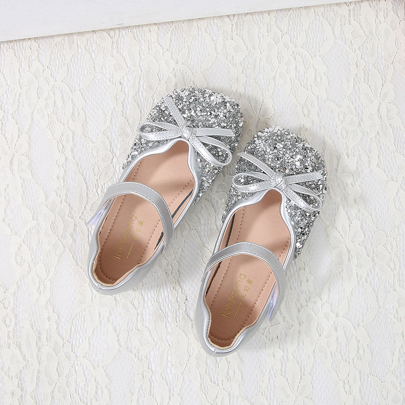 女童公主鞋2025春季新款儿童小皮鞋中大童时尚软底小女孩水晶单鞋,淘宝优惠券,粉丝福利购,淘宝优惠卷