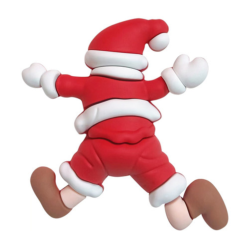 软胶雪地圣诞老人蛋糕摆件插件 Merry Christmas烘焙装饰配件 - 图3