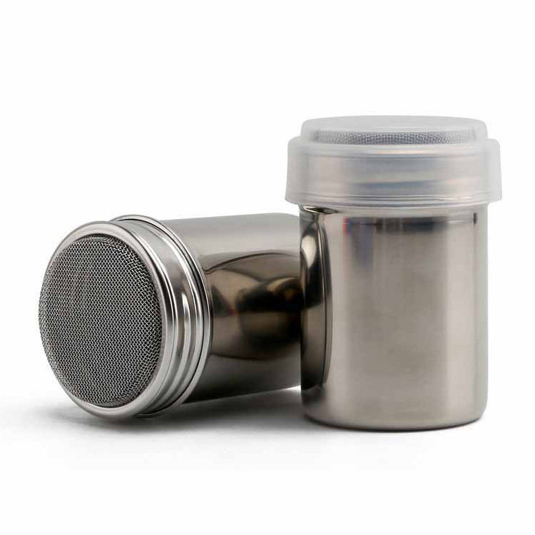 撒粉器散粉罐烘焙糖粉筛咖啡喷花抹茶粉筛糖霜面粉筛 304不锈钢_虎窝淘