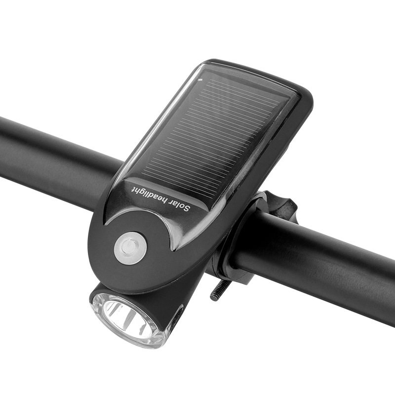 自行车太阳能USB充电前灯 山地车超亮夜骑前照明灯 蹦果骑行装备,淘宝优惠券,粉丝福利购,淘宝优惠卷