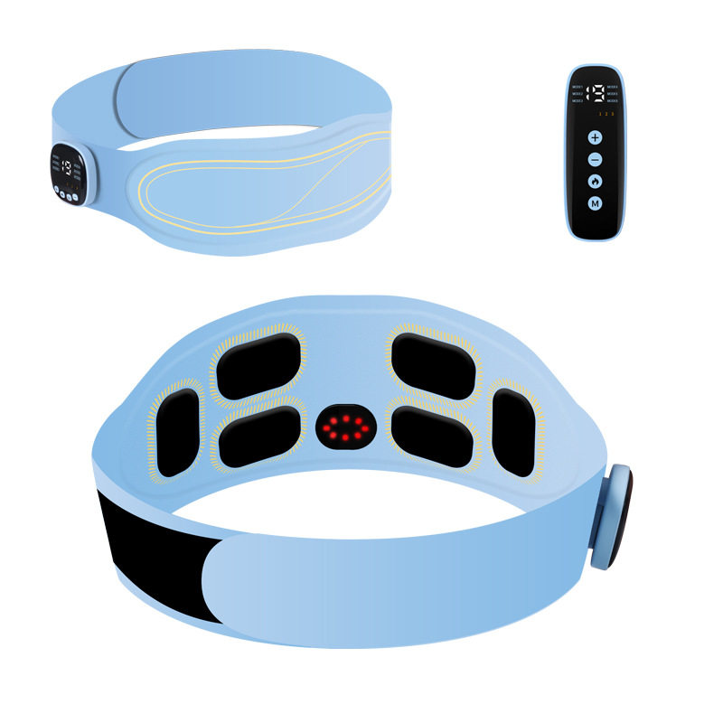 跨境ems微电流红光发热腰带暖腹护腰脉冲按摩腰带热敷理疗,淘宝优惠券,粉丝福利购,淘宝优惠卷