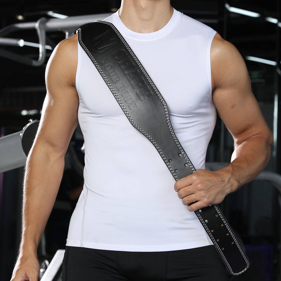 牛皮深蹲运动护腰男女训练举重护腰带健身房硬拉加宽束腰加厚护腰,淘宝优惠券,粉丝福利购,淘宝优惠卷