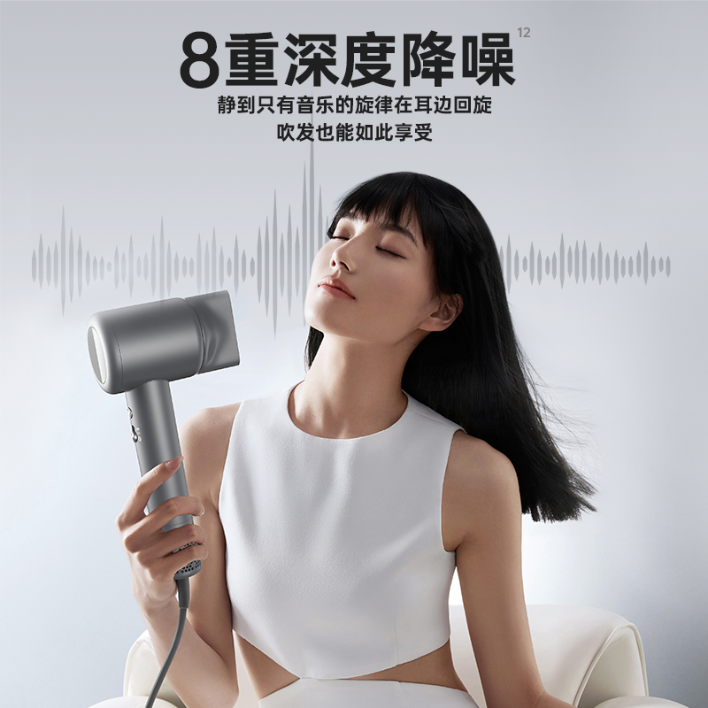 CONFU康夫高速吹风机家用负离子护发电吹风大风力速干F8官方正品
