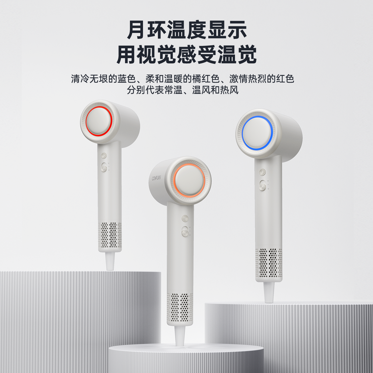 CONFU康夫高速吹风机家用负离子护发电吹风大风力速干F11电吹风筒