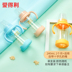 Bình thủy tinh tình yêu rộng bình sữa cho bé sơ sinh bình sữa có tay áo bảo vệ thả 150 / 240mL - Thức ăn-chai và các mặt hàng tương đối bình sữa agi Thức ăn-chai và các mặt hàng tương đối