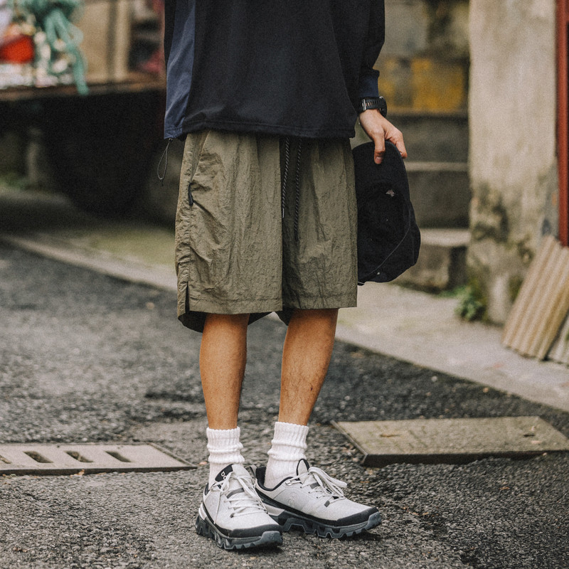 兔先森夏季户外速干轻薄短裤男外穿口袋可收纳休闲运动跑步沙滩裤,淘宝优惠券,粉丝福利购,淘宝优惠卷