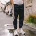 Thỏ đầu xuân xuân hè quần bó sát nam Nhật Bản retro quần lỏng thủy triều quần thương hiệu quần chùm màu quần thường nam - Quần Jogger Quần Jogger