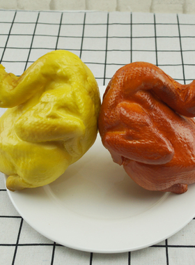 模型烤鸡饭店厨房农家乐装饰橱柜