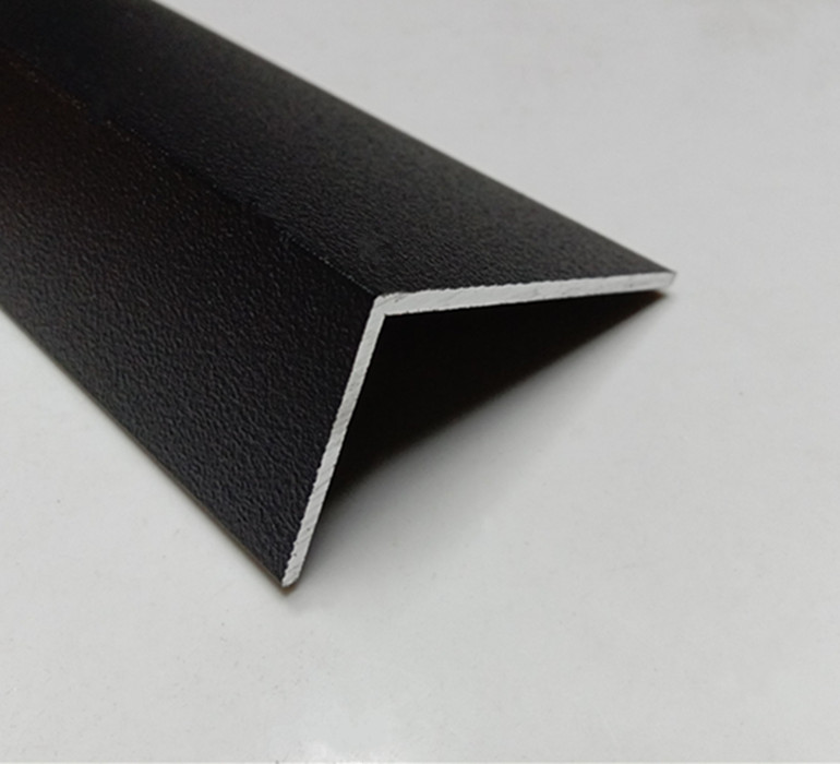 60302mm哑光磨砂黑色铝合金角铝 铝合金包边装饰压条直角铝角铁 - 图2