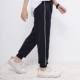 Navy blue straight school uniform pants for men and women, summer thin