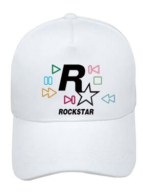 倴GTA游戏5公司R星Rockstar Games电玩周边棒球帽男休闲潮流鸭舌