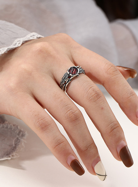 假面骑士戒指男女925纯银日韩