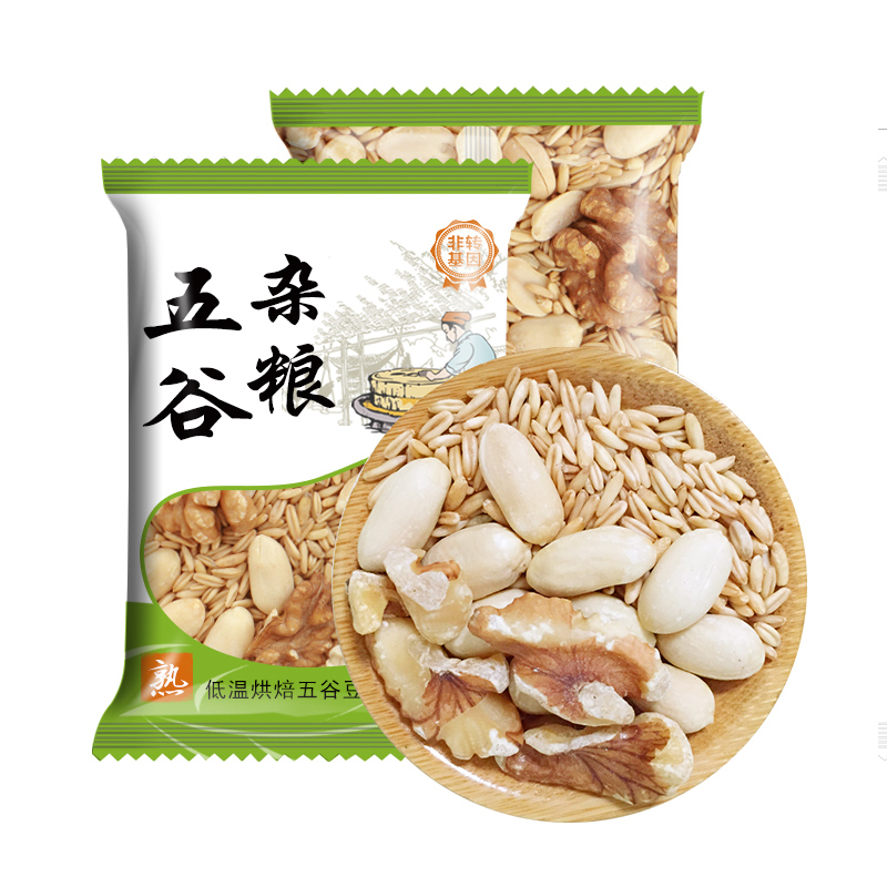 核桃花生豆浆五谷原料包皇曼低温烘焙五谷杂粮打豆浆的原料豆浆包 - 图3