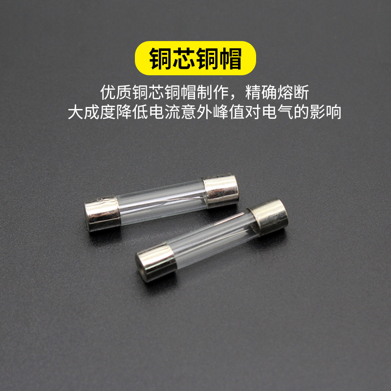 玻璃保险管 5*20 6*30mm 1A 3A 5A 10A 20A 熔断器保险丝耐压250V - 图1