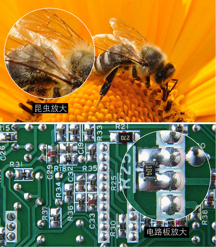 高清数码带显示屏显微镜1000倍手机主板维修工业电子放大镜便携式 - 图2
