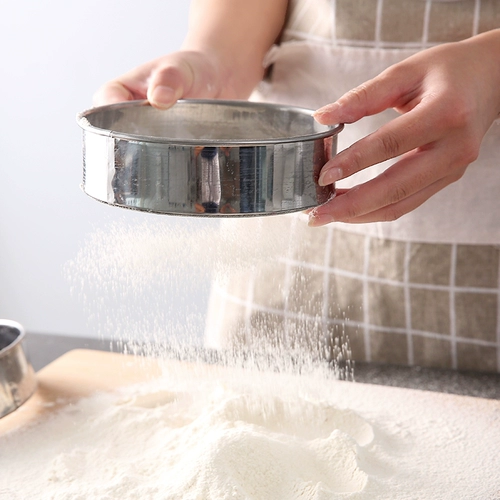 Сито из нержавеющей стали круглое мука сито Рулочное порчатообразное сахарное китайское медицина сито 60 сетка тонкая сетка сито