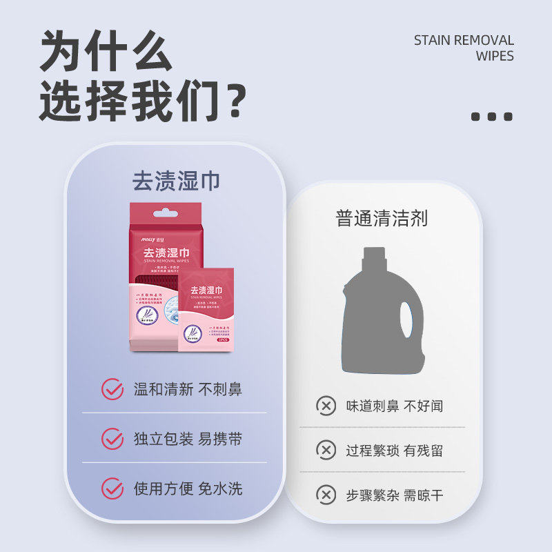 衣物去渍湿巾擦鞋湿纸巾小白鞋清洁神器羽绒服去污便携应急免水洗,淘宝优惠券,粉丝福利购,淘宝优惠卷