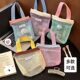 Portable toiletry bag, travel swimming cosmetic bag, portable travel waterproof mesh bathing fitness beach bag storage bag