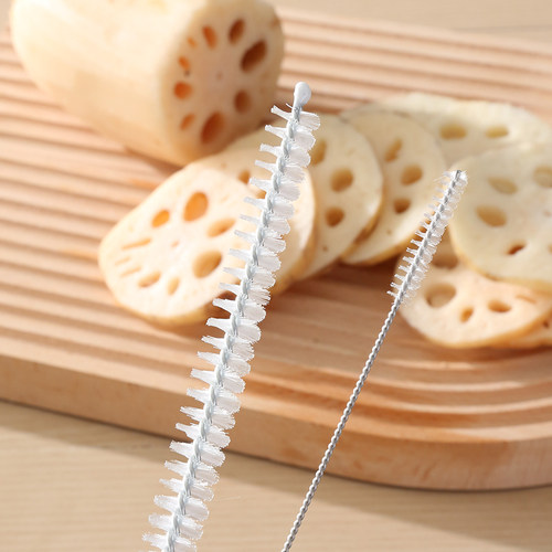 藕洞清洗刷细洗藕神器莲藕孔刷清洁工具奶瓶吸管刷裱花嘴清洗刷子 - 图2