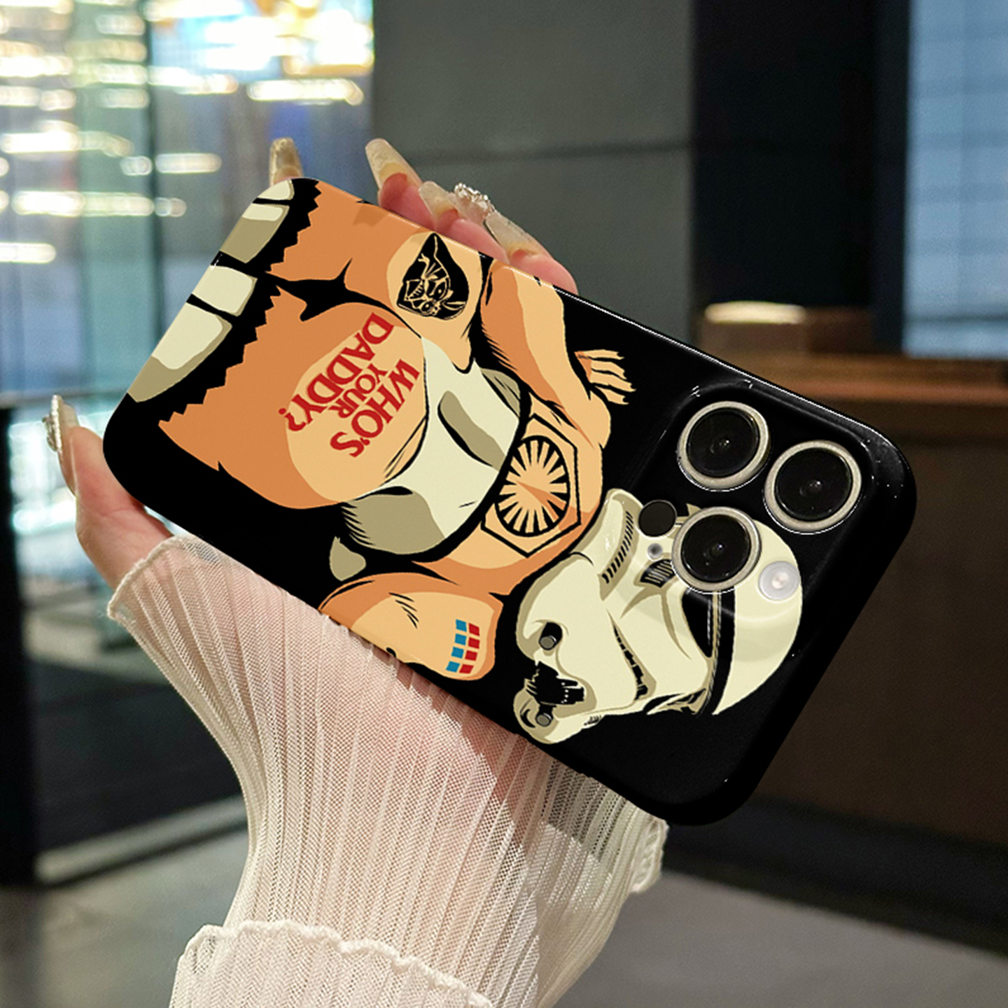 星球大战性感白兵适用iphone16promax菲林手机壳苹果17华为p70荣耀400vivos30iqoo13y300软红米k80note14全包-图2