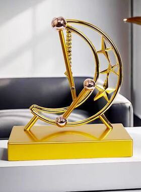 2026新款月亮磁悬浮永动机摆件