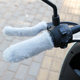 Electric bicycle bicycle handlebar cover tricycle plush