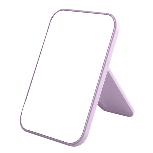 高清单面化妆镜子台式梳妆镜子美容公主镜折叠方镜子桌面随身镜 - 图3