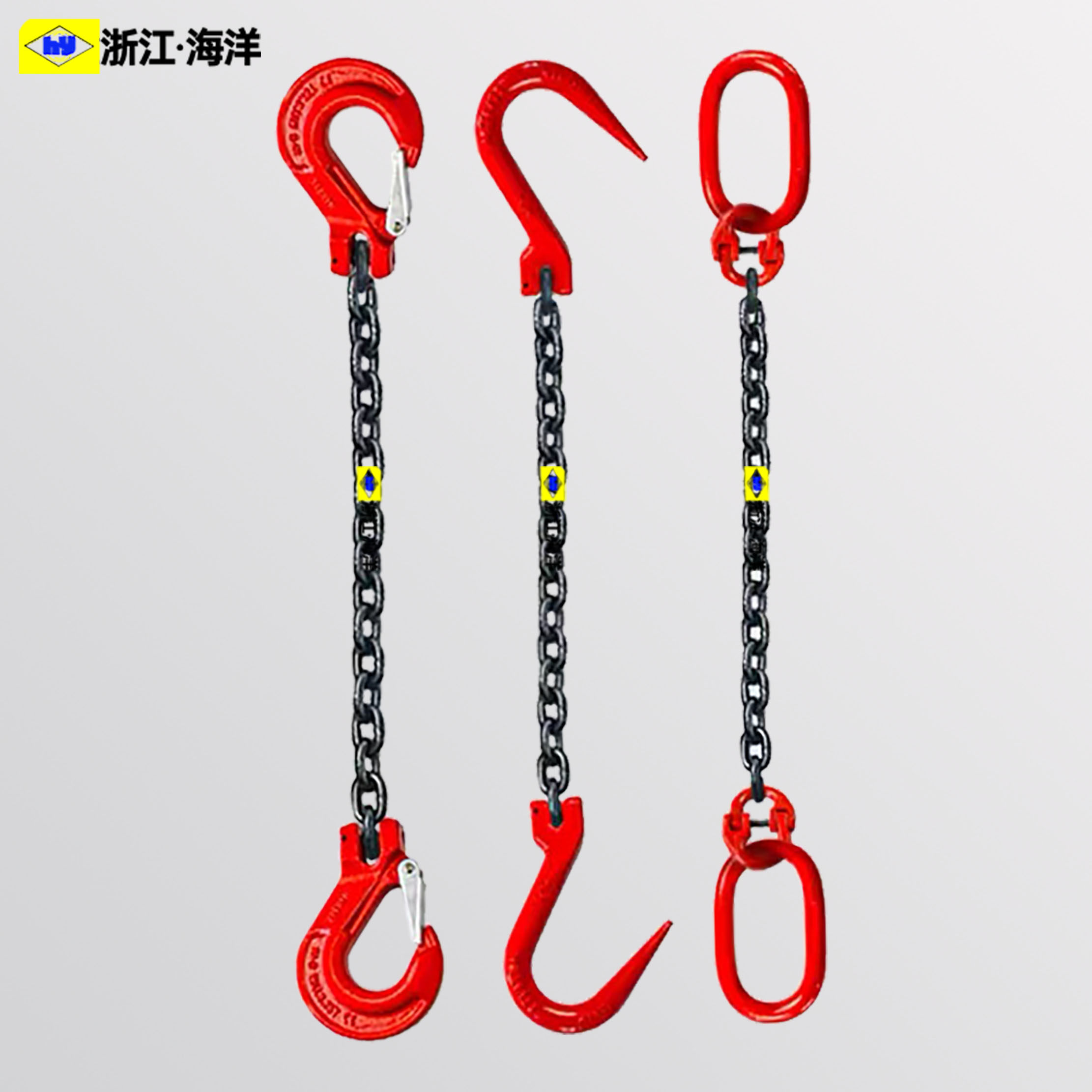 起重链条索具双头吊钩吊环组合吊链单腿吊具吊车羊角挂钩吊装工具,淘宝优惠券,粉丝福利购,淘宝优惠卷