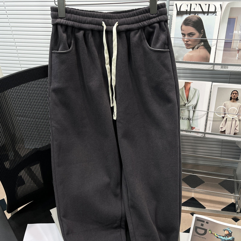 胡子叔大码女装胖mm冬新款松紧高腰加绒宽松萝卜裤遮肉百搭哈伦裤,淘宝优惠券,粉丝福利购,淘宝优惠卷