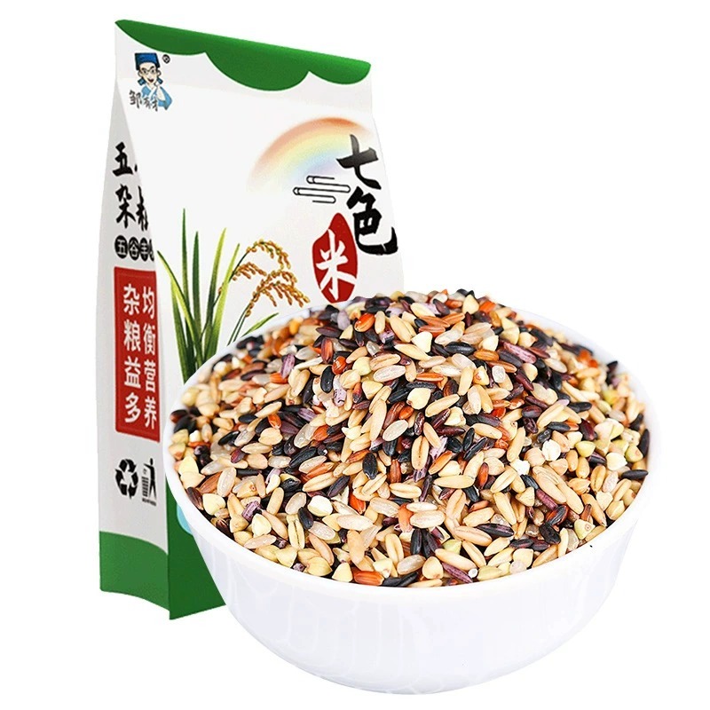【整箱特惠装】七色糙米五色糙米粗粮杂粮玉米糁红芸豆玉米粥 - 图3