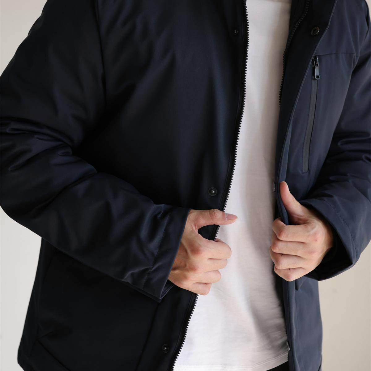 YUXIAN冬季连帽可拆卸保暖立领派克服加厚休闲商务棉服中长款外套,淘宝优惠券,粉丝福利购,淘宝优惠卷