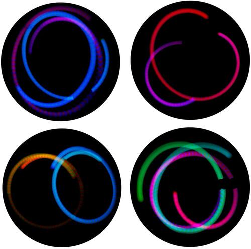 LED闪烁POI球杂耍甩球专业使用Spinballs - 图3